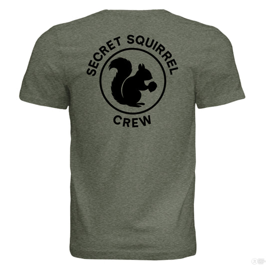 Military Green Triblend - BACK