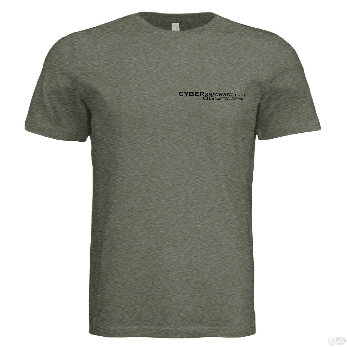 Military Green Triblend - FRONT