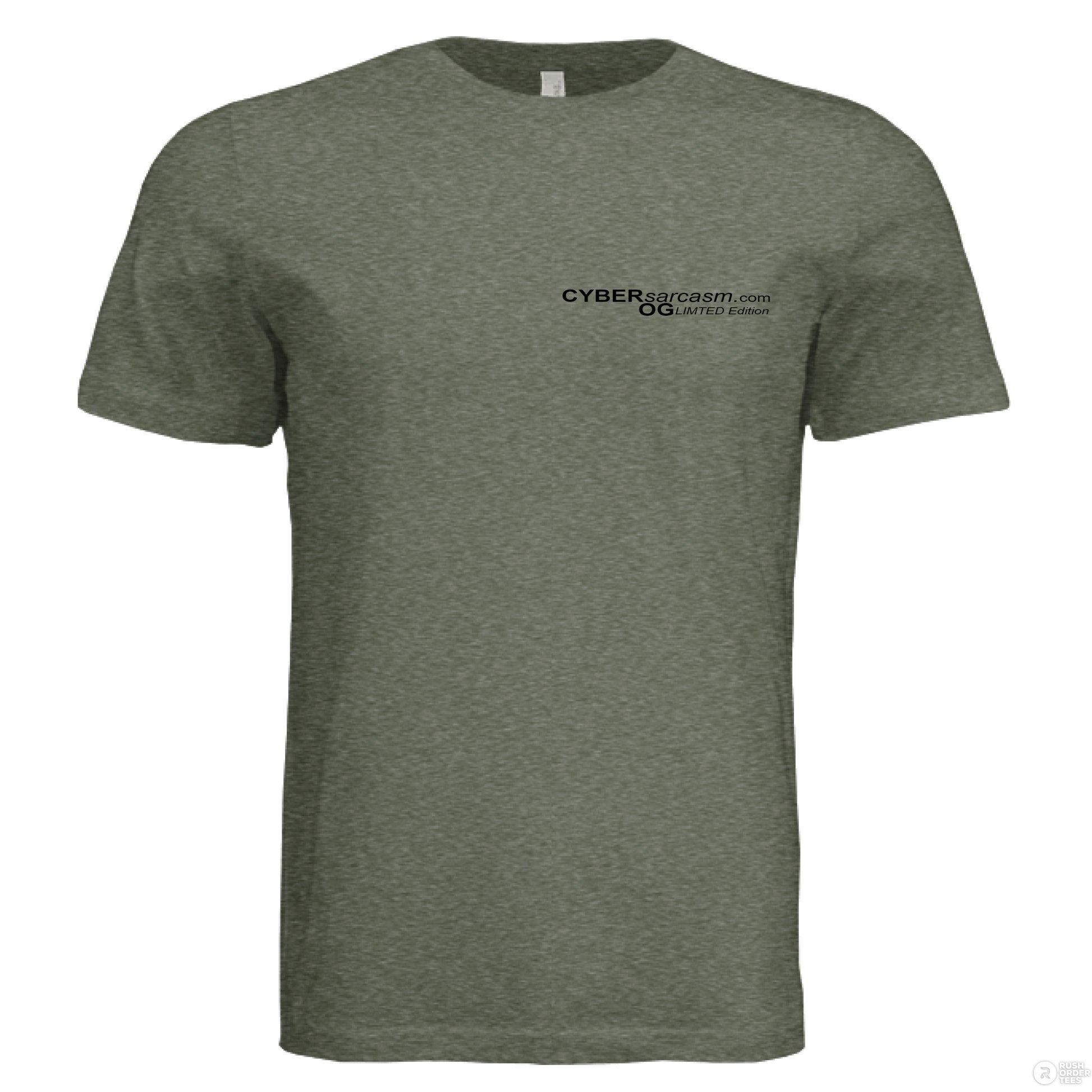 Military Green Triblend - FRONT
